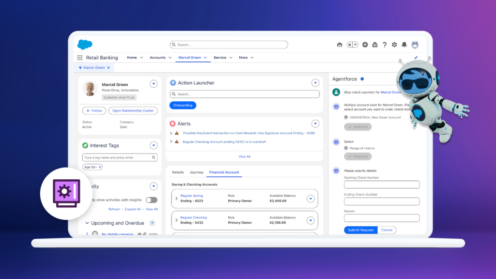 AI agents working natively inside Salesforce